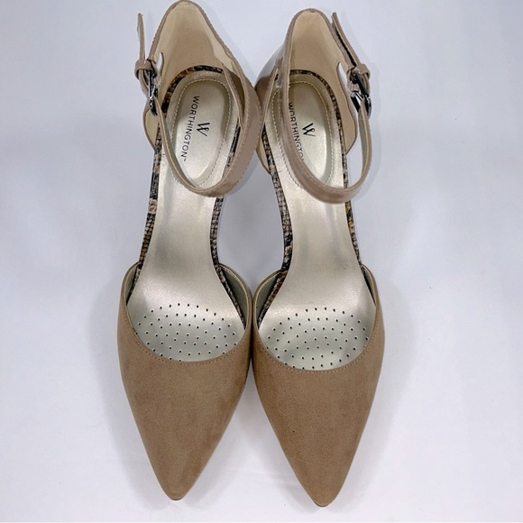 Worthington Wor Kipper Nude Heels Size 9 - Picture 7 of 13